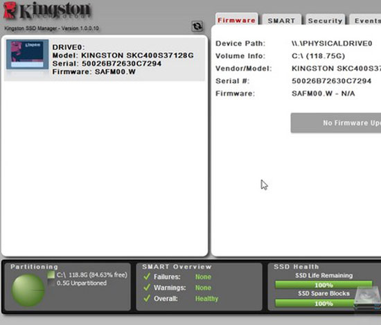 kingston ssd manager download
