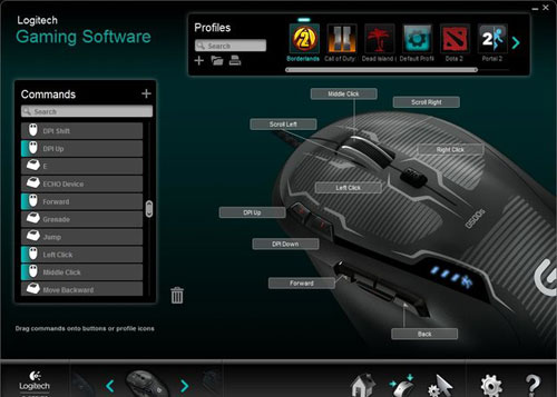 logitech gaming software 9.02 shows only applets