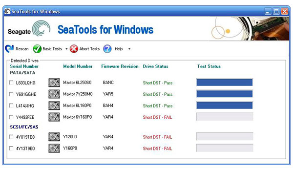 seagate seatools